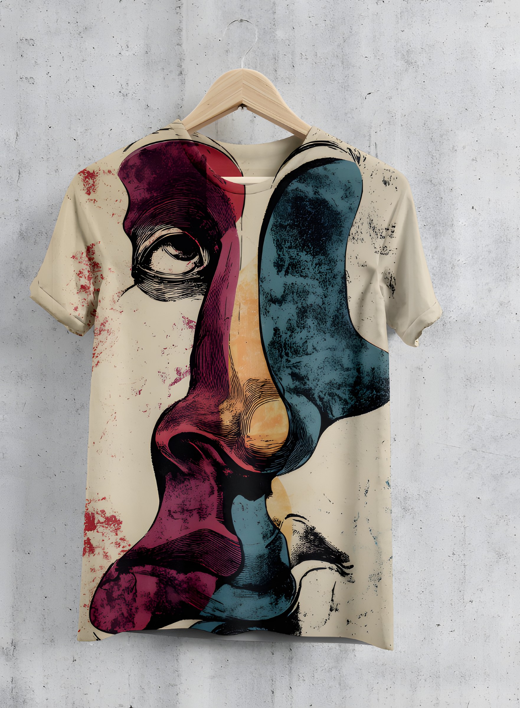 Cream Profile Tee