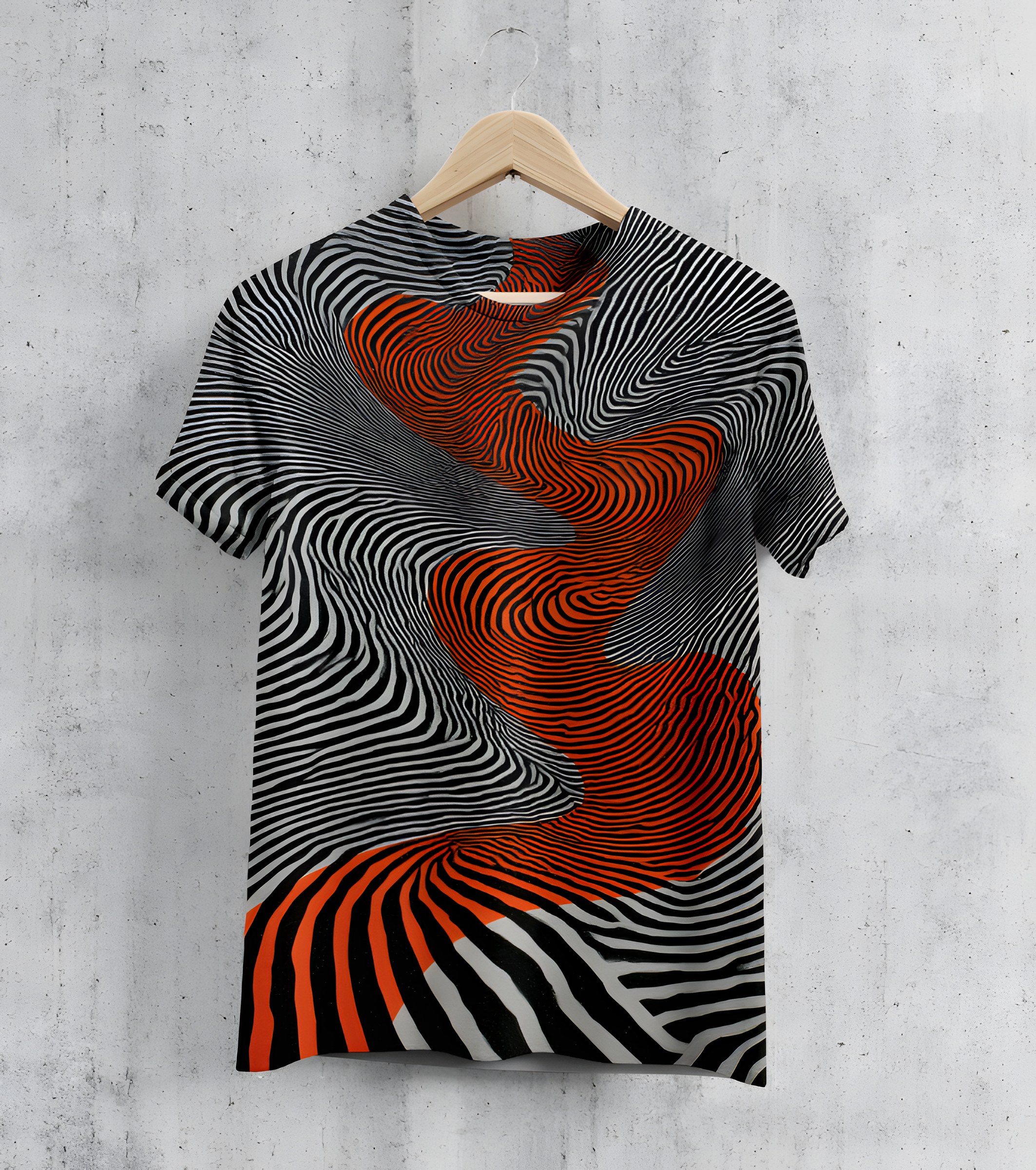 Op-Art Wave Tee