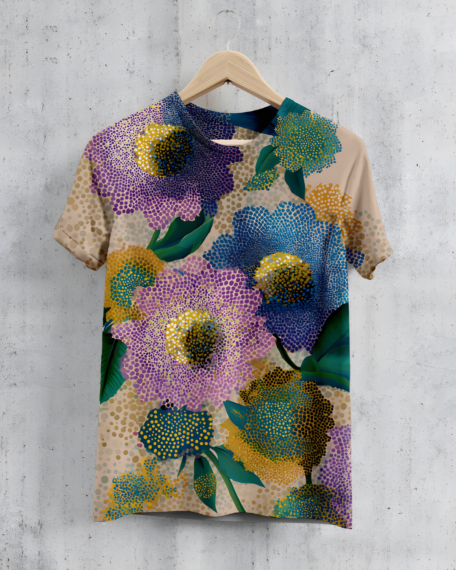 Pointillist Bloom Tee